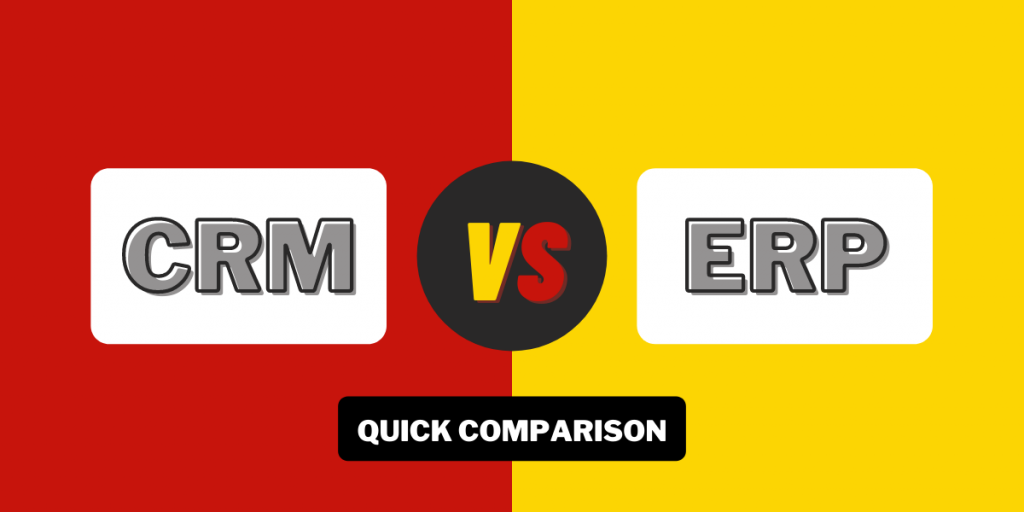 CRM vs ERP - A Quick Comparison - Encaptechno